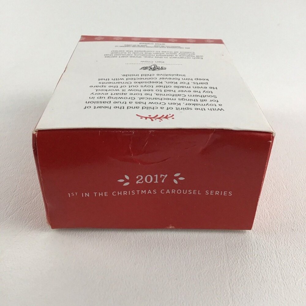 Hallmark Keepsake Christmas Carousel Tree Ornament Merry Go Round 2017 New - Picture 5 of 6